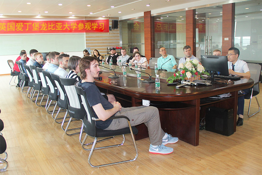 英國大學師生參觀大族粵銘激光,大族粵銘激光集團