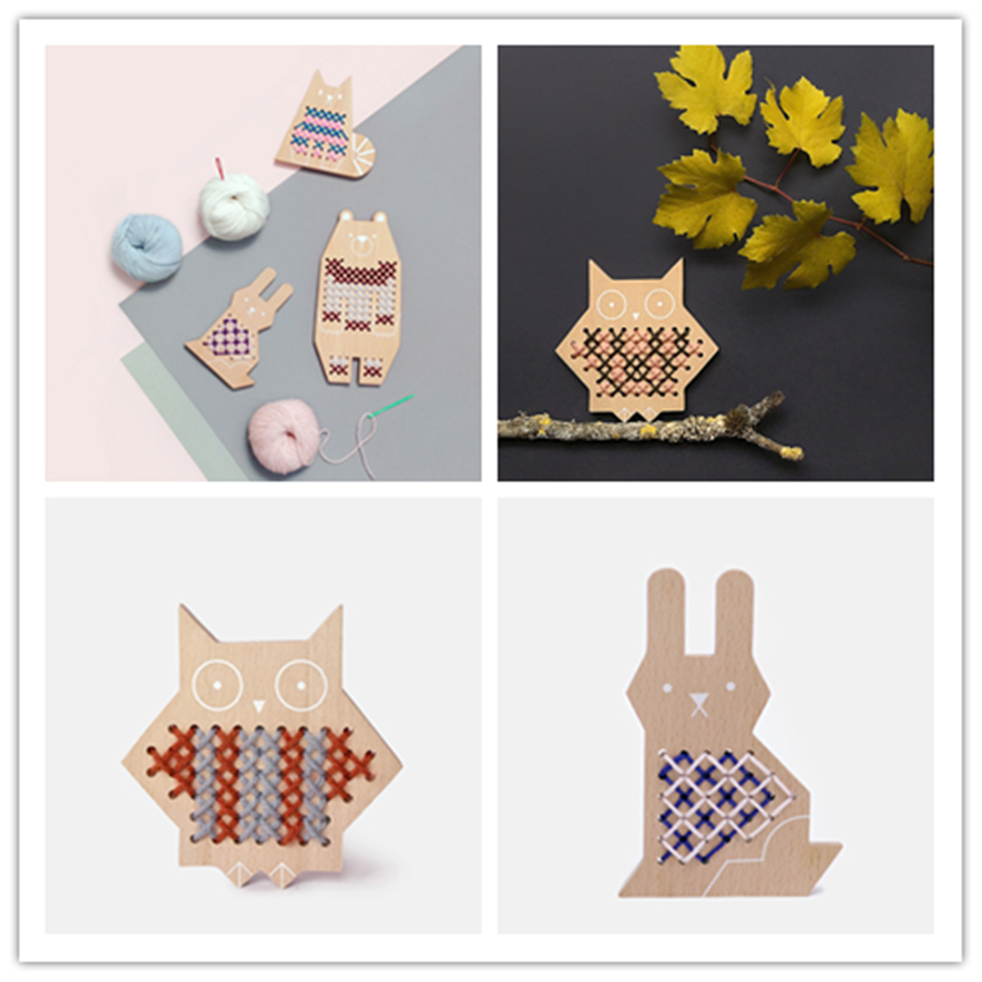 激光切割機切割木質(zhì)十字繡飾品,激光切割木質(zhì)十字繡飾品