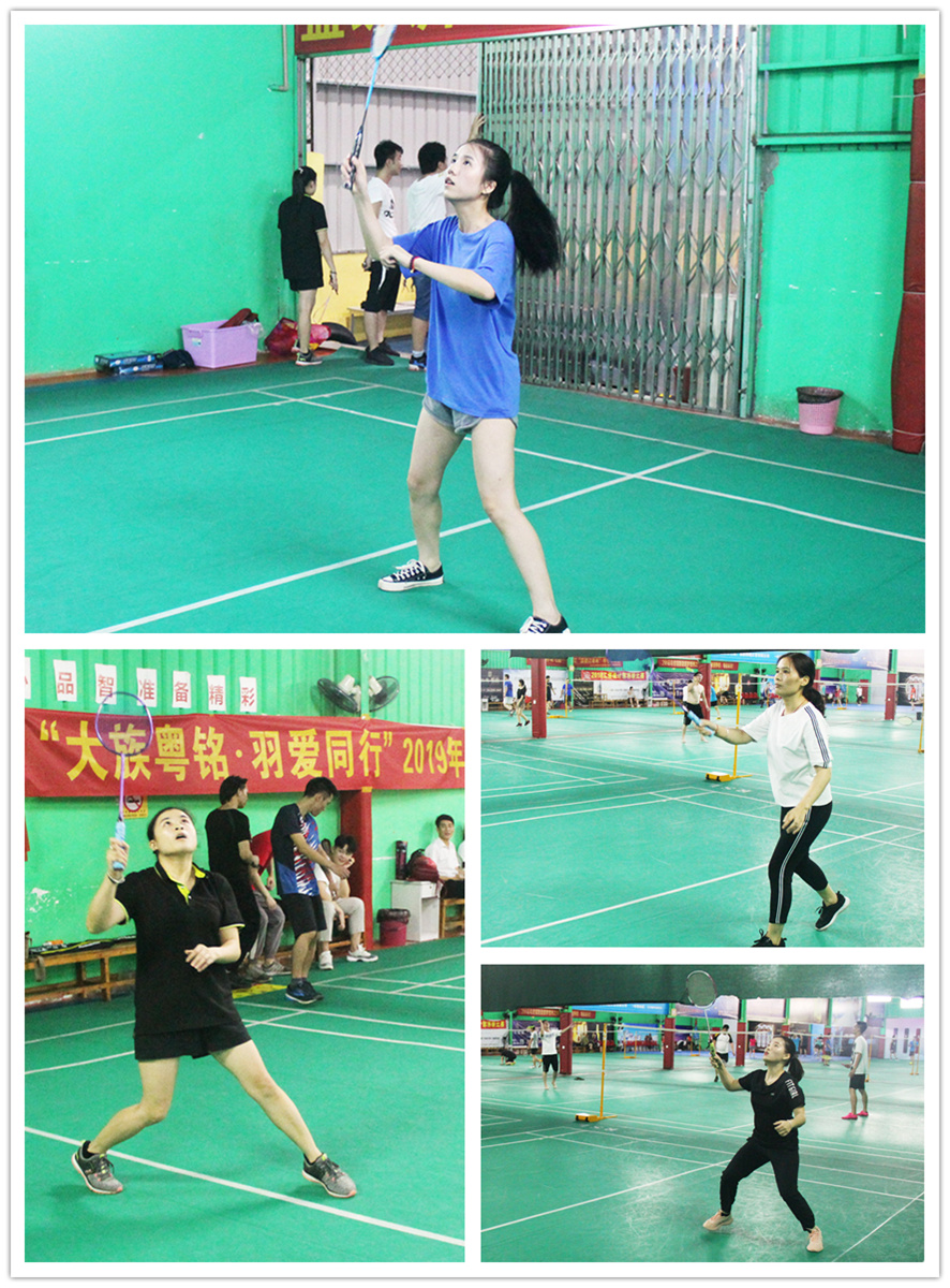 羽毛球比賽女單對決