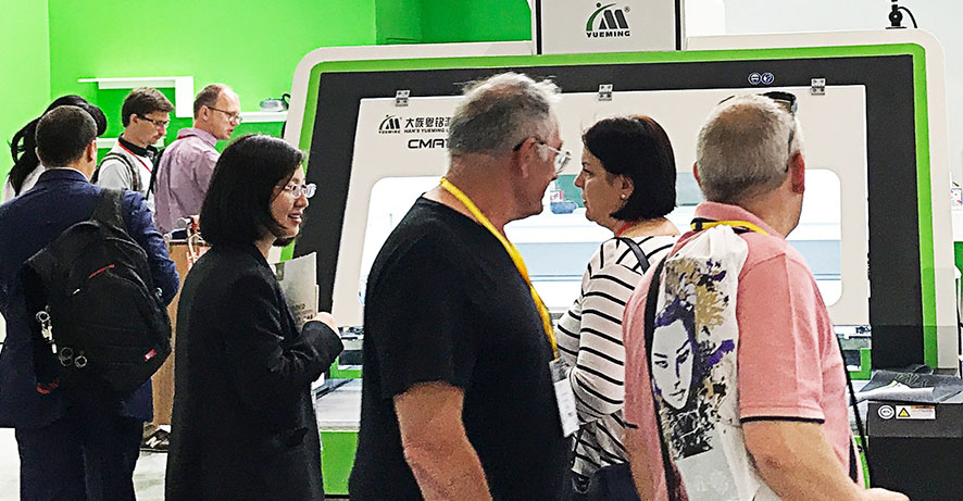 粵銘激光,大族粵銘,TMA2019展會現場