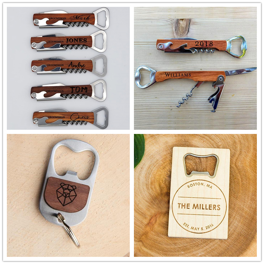 木質開瓶器激光刻字