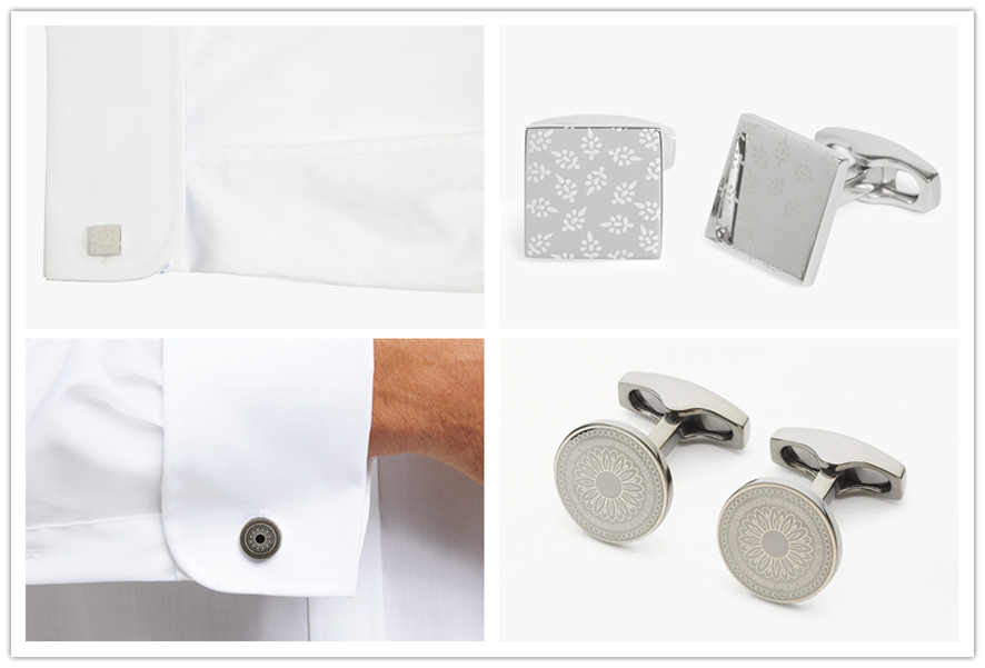 西裝袖扣激光打標(biāo),高端袖扣激光打標(biāo)