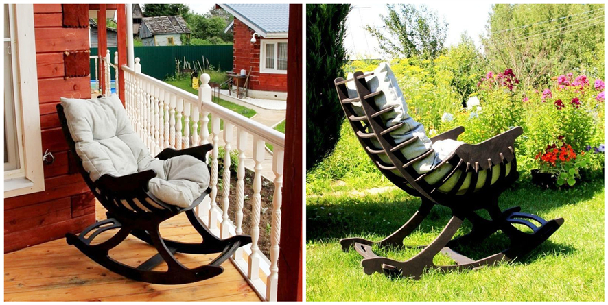 木質搖椅激光切割