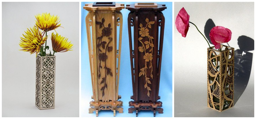 工藝品禮品花瓶裝飾品二氧化碳鐳射雕刻機(jī)