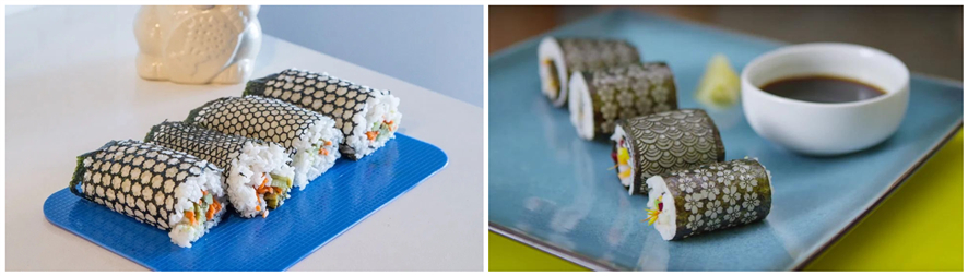 co2激光雕花機雕刻日本壽司卷 co2激光雕花機雕刻日本壽司卷