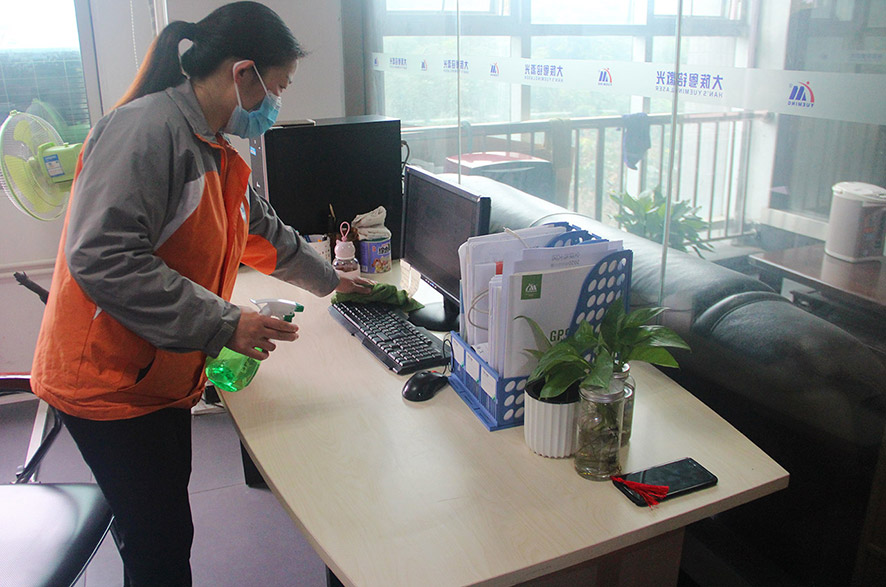 大族粵銘激光個人工位消毒