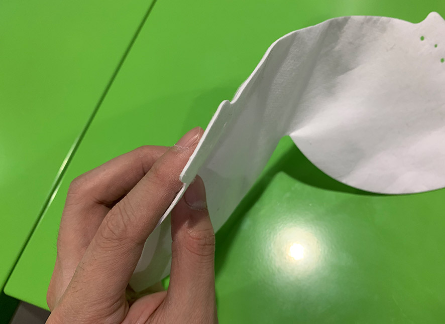 口罩激光切割,口罩切割樣品 口罩激光切割,口罩切割樣品