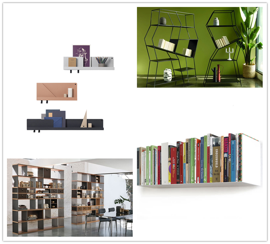 管板一體機切割鐵藝家具,激光切割書柜