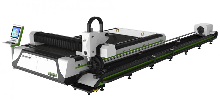 板管一體光纖激光切割機(jī)，晾衣架激光切割加工設(shè)備