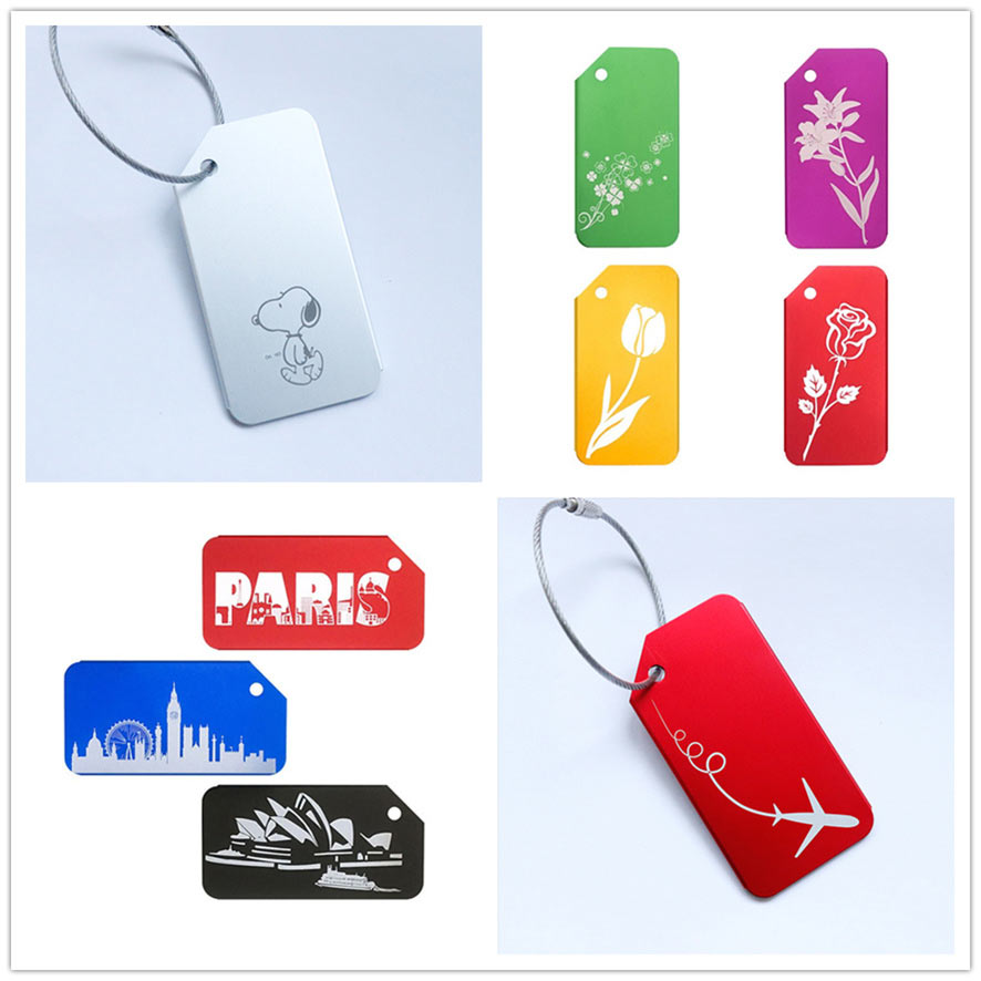 行李箱吊牌激光雕刻，行李箱銘牌激光打標(biāo)