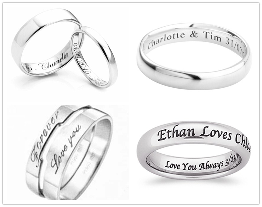 激光雕刻銀飾，激光雕刻戒指，激光雕刻首飾戒指