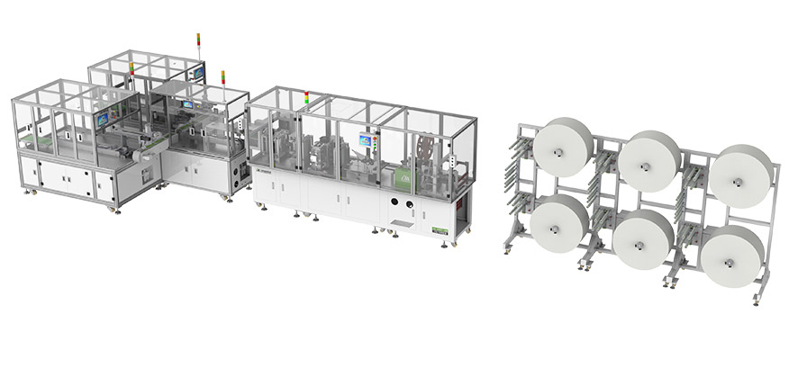 全自動一拖二N95/KN95頭戴式口罩機(jī) 全自動一拖二N95/KN95頭戴式口罩機(jī)