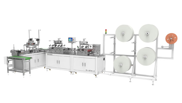 全自動(dòng)一拖一魚形口罩機(jī)