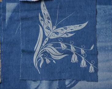 牛仔布料激光打標(biāo)