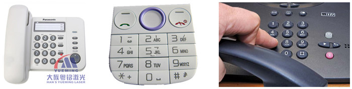 電話按鍵激光打標(biāo)