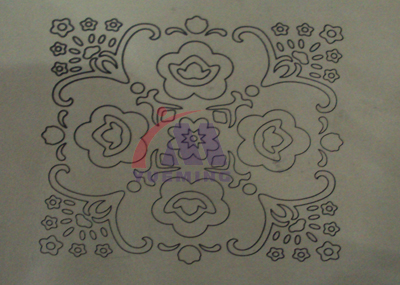 皮革激光打標(biāo)樣品