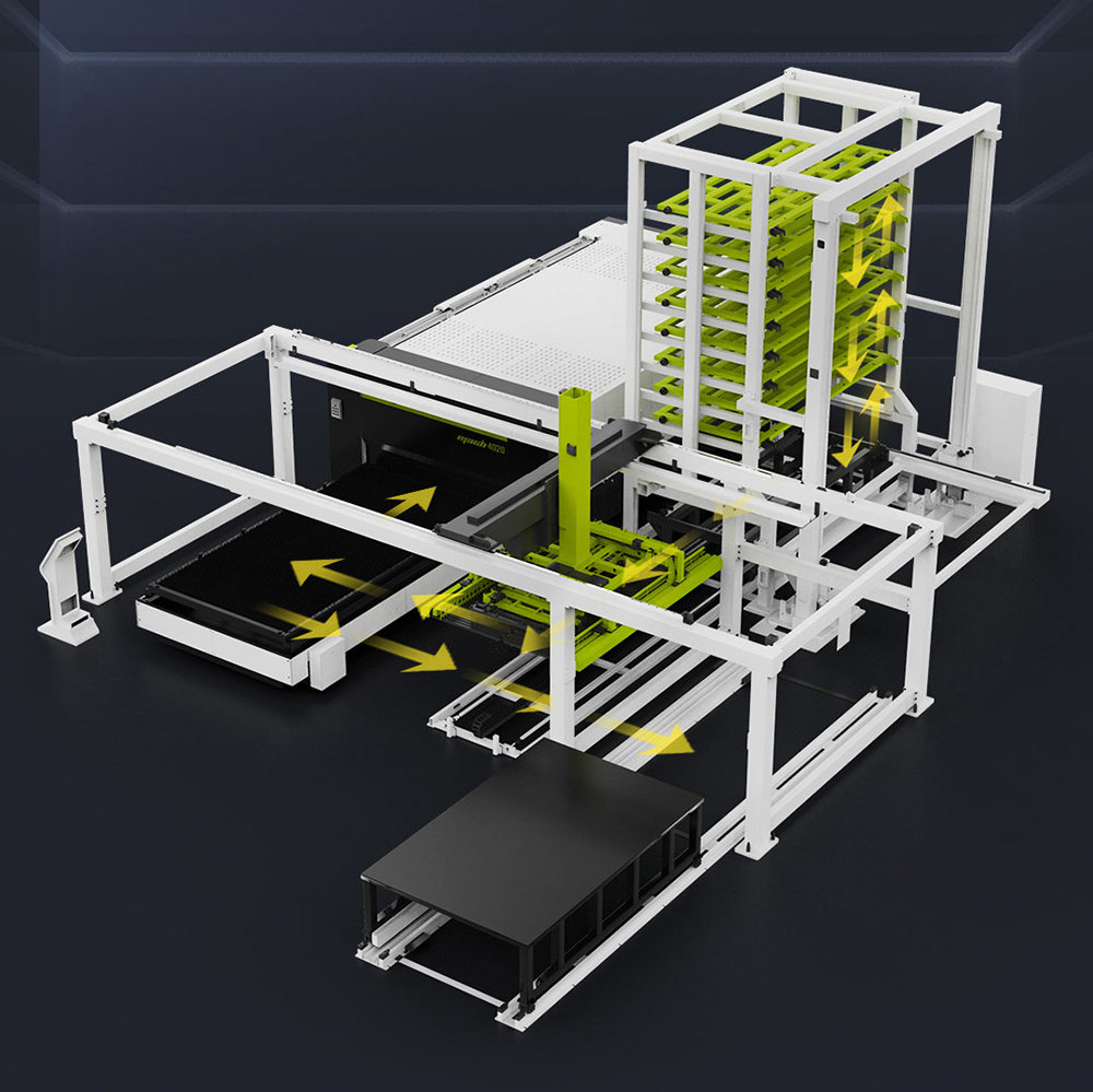 激光切割機全自動上下料,全自動上下料系統